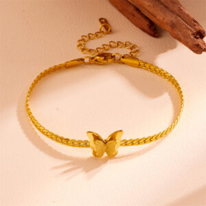 Reiki Harmony Golden Metamorphosis Rope Bracelet