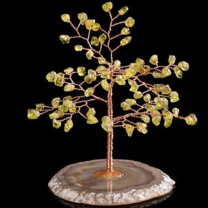 Verdant Light Peridot August Birth Tree